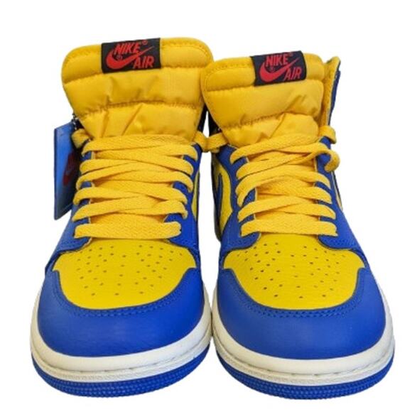 Nike Women's Modern Varsity Corn Game-YELLOW/ROYAL BLUE-7.5-NNTNB-S246 - Picture 3 of 5